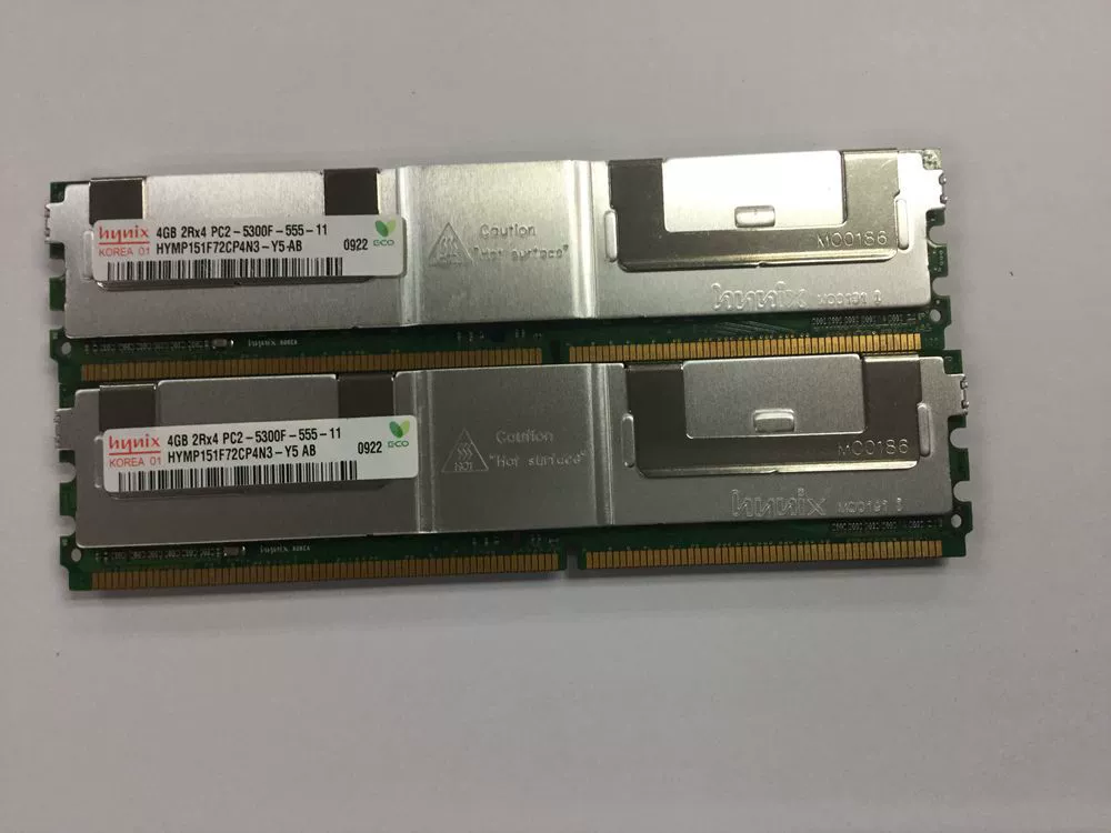 ОЗУ сервера DIMM (Hynix) PC2-5300F FBD667, 4 ГБ, зарегистрированная ECC, прошита