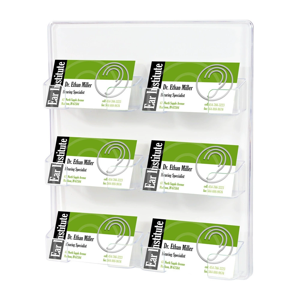 Прямой держатель для визитных карточек Dido с шестью сетками чехол для визитных карточек шелкография ЛОГОТИП доступная цена в наличии