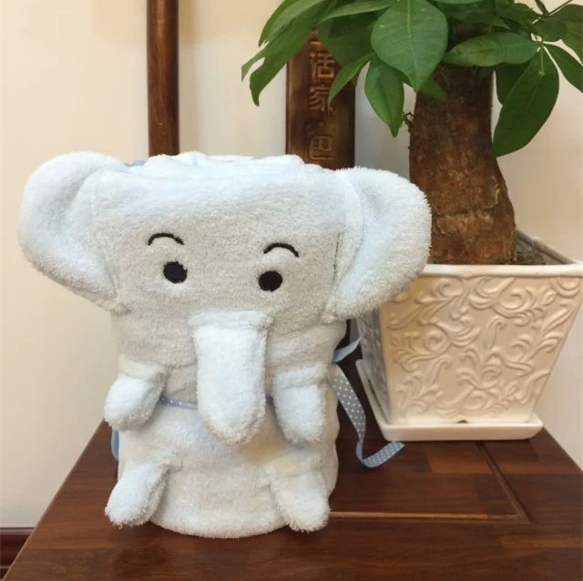 Venta al por mayor manta de rollo de niños lindo animal franela manta de niños portátil de dibujos animados creativos aire acondicionado almuerzo descanso manta de pollo