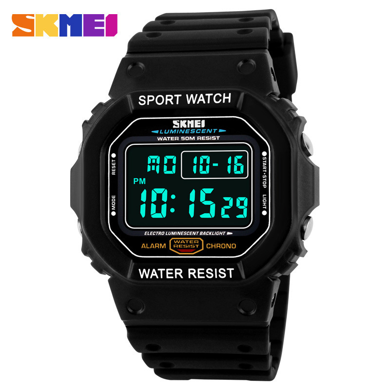 Momentum Factory Direct Supply of New Waterproof Fashionable Men's Sports Electronic Watch Trendy Men's Casual Cool Waterproof Watch