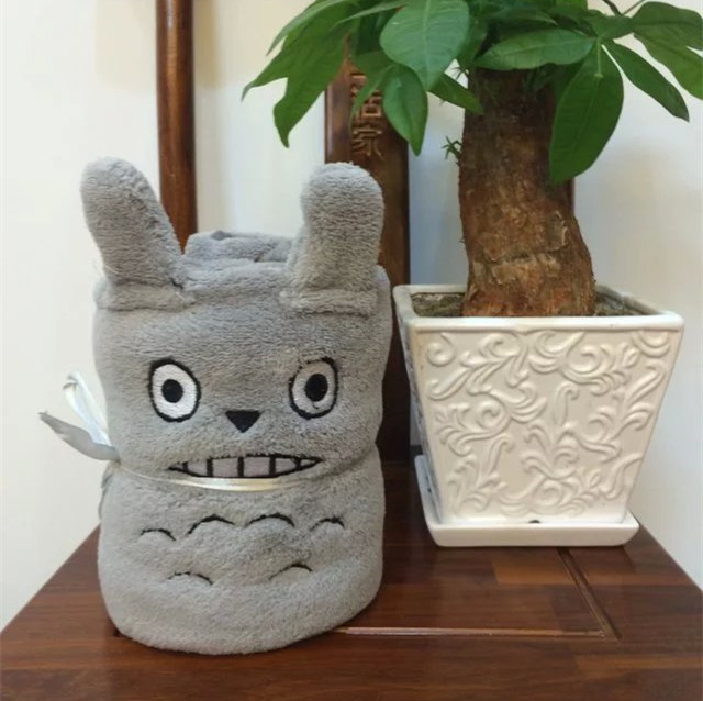 Venta al por mayor manta de rollo de niños lindo animal franela manta de niños portátil de dibujos animados creativos aire acondicionado almuerzo descanso manta de pollo