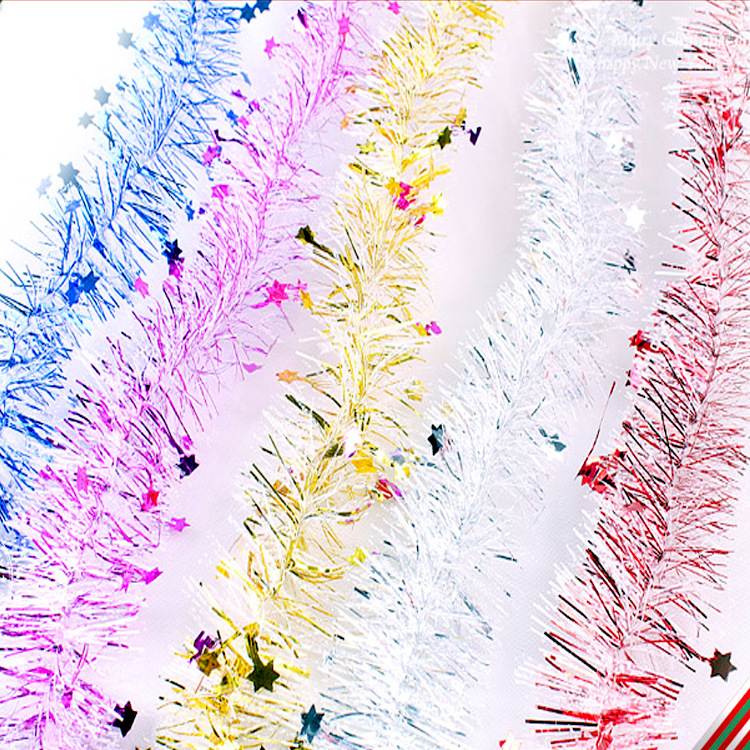New Year's Day Christmas Decoration Gift Star Ribbon Wool Strip…