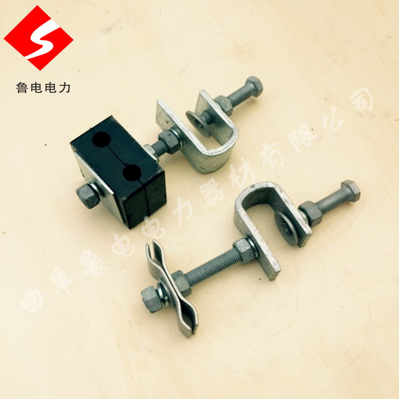 带绝缘引下夹具 OPGW塔用引下线夹 光缆金具配件批发