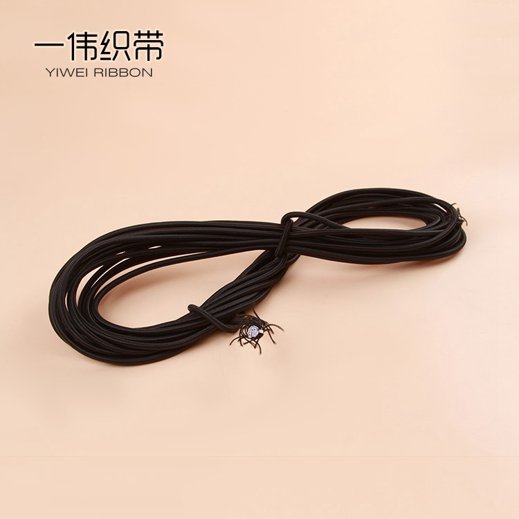 Fabricante en stock al por mayor cuerda elástica de trampolín 0,8mm-20mm cuerda elástica de látex banda elástica redonda banda elástica