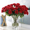Factory sales simulation flowers rose wedding fake flower home decoration artificial flower silk flower Yiwu wholesale cross -border