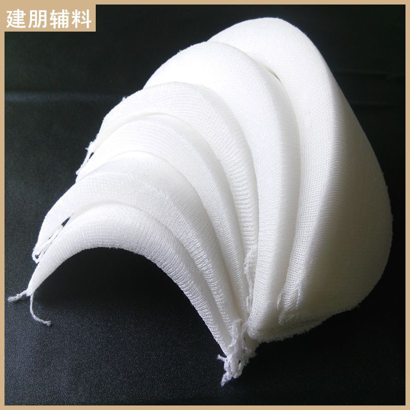 厂家直供海绵垫肩 服装辅料 海绵包布垫肩 衬衫小西装包垫肩