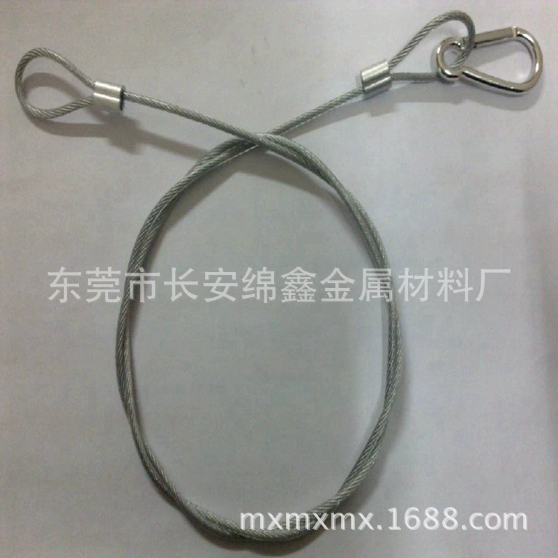 В наличии Поставка 304 трос из нержавеющей стали 316 трос из нержавеющей стали оцинкованный трос фитинги обработка