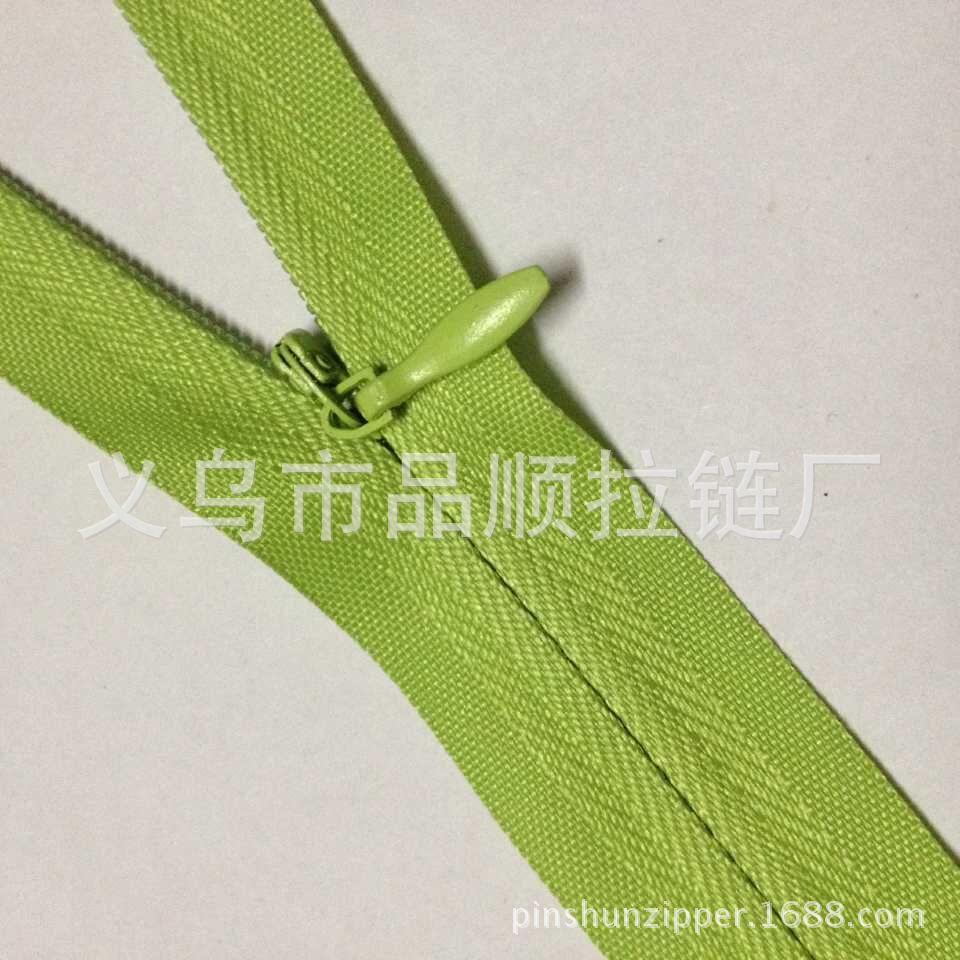 Factory supply No. 3 zipper nylon lace open zipper pillow cushion women's skirt invisible zipper wholesale