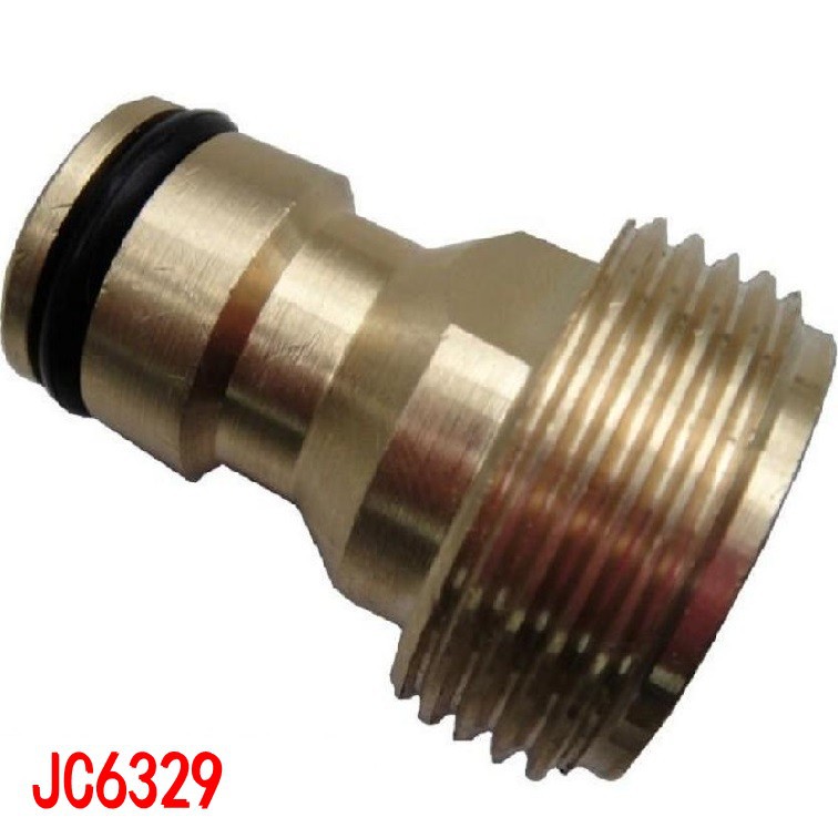 全铜6分外牙水枪奶嘴接头  3/4外螺纹欧牙接口水管 快速接头