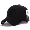 Black, with embroidery