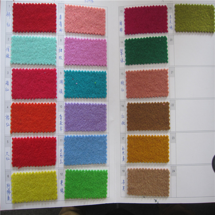 秋冬款粗纺毛呢面料 女装阿玛呢面料 高端时装面料 大衣面料