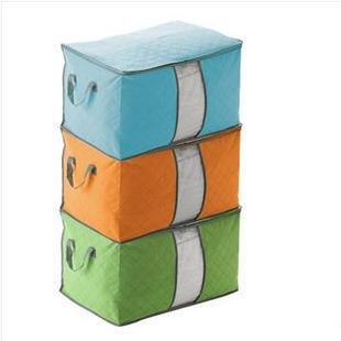 New Large Colorful Bamboo Charcoal Quilt Storage Bag Colorful Quilt Storage Clothing Storage Organizing Bag Storage Bag
