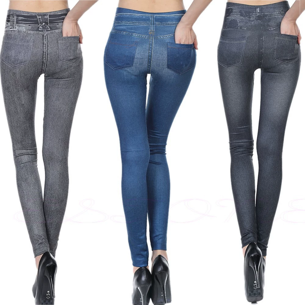 Velvet denim leggings, overall, Aliexpress, European style, tight, wholesale