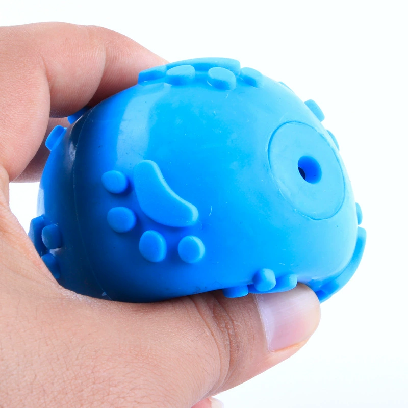 Rubber toy, interactive hands and feet prints, pet, makes sounds