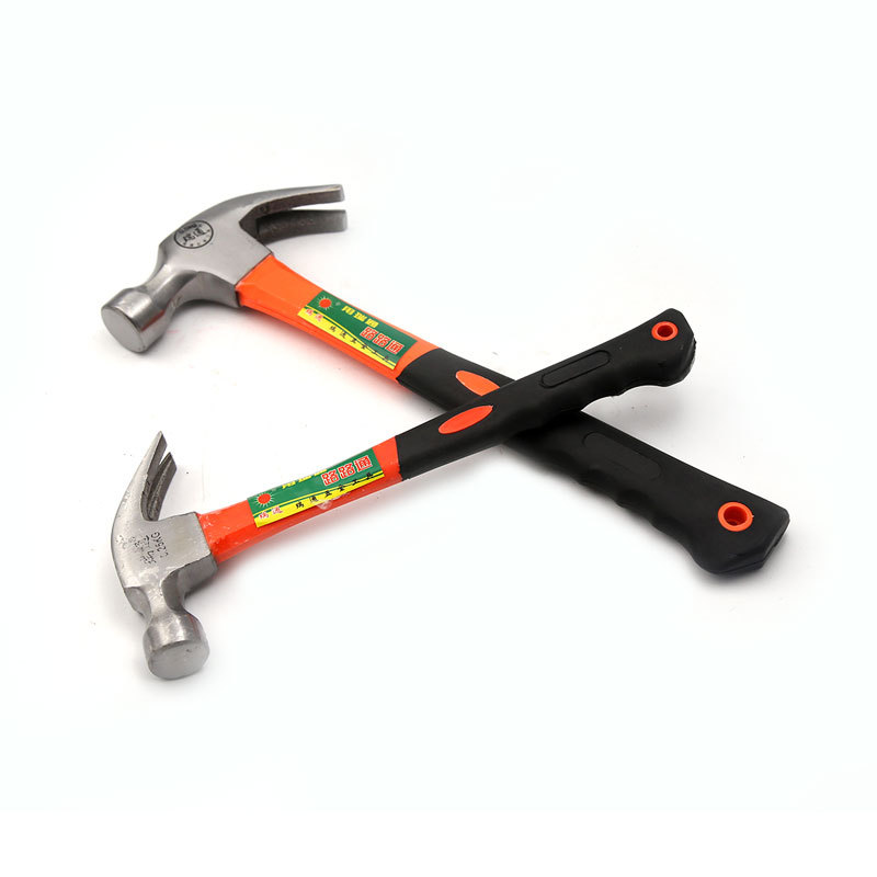 家用安全锤起钉锤 多种规格 包塑柄羊角锤榔头