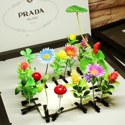 Продажа очаровательного артефакта трава шпилька гриб шпилька для волос ростки фасоли шпилька моделирование растений продажа зажим для прорастания аксессуары