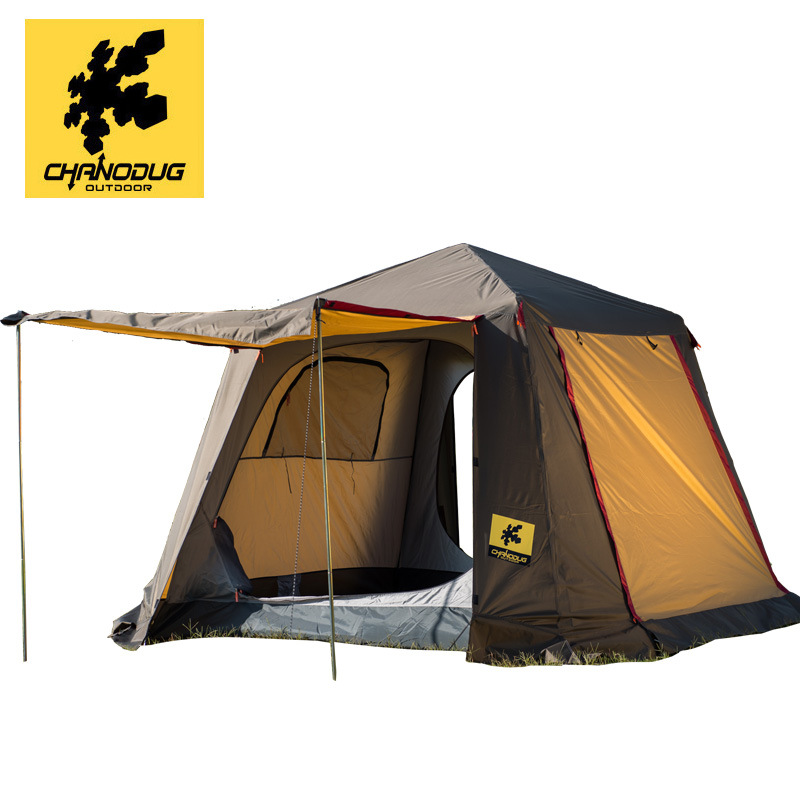 夏诺多吉现货 户外用品速开帐篷 公园休闲家庭户外4人自动帐篷