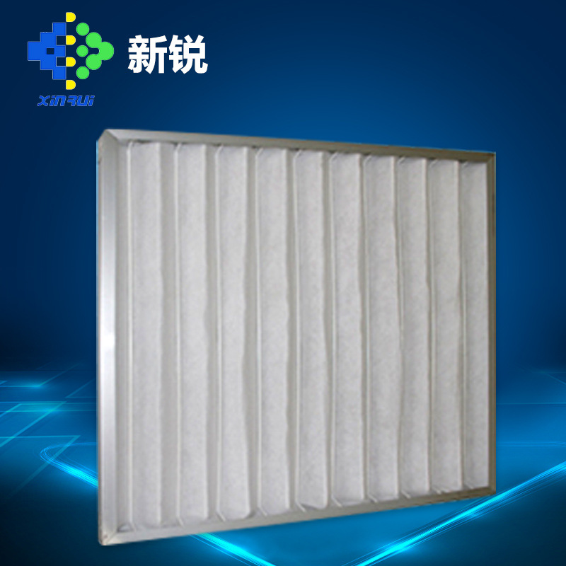 上海新锐出售 空调箱上用的金属框板式过滤器 可冲洗板式滤网