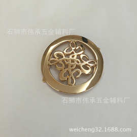 镂空锌合金属标牌 出口外贸高档鞋服帽辅料金属制品 环保电镀欧标