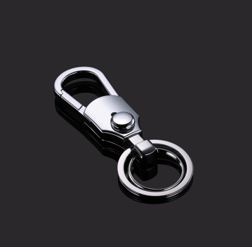 jobon China keychain business buckle metal car keychain creative gift ZB098 gift box packaging