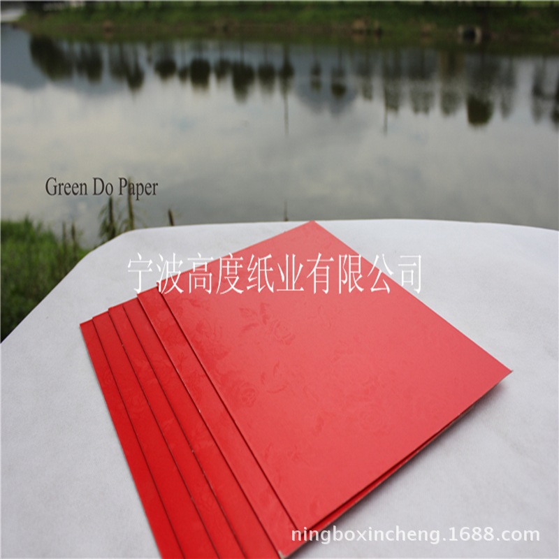 厂家直销 红色纸板 单/双面硬纸板 可做特规尺寸厚度