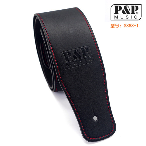 Guitar strap genuine leather electric guitar strap wide shoulder strap bass strap guitar strap wholesale