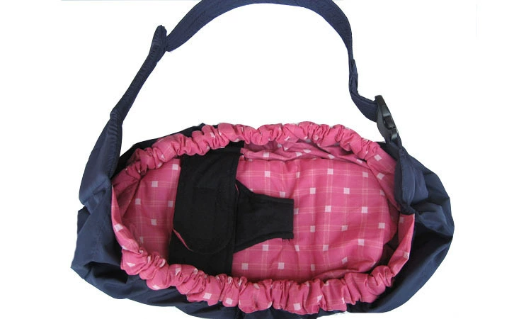 Baby Sling Feeding Bag, Cotton Backpack Milk Storage Pouch, Breathable Newborn Carrier 0–6M