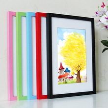 实木4k8k画室相框批发A3 A4证书木制相框画框厂影楼相框