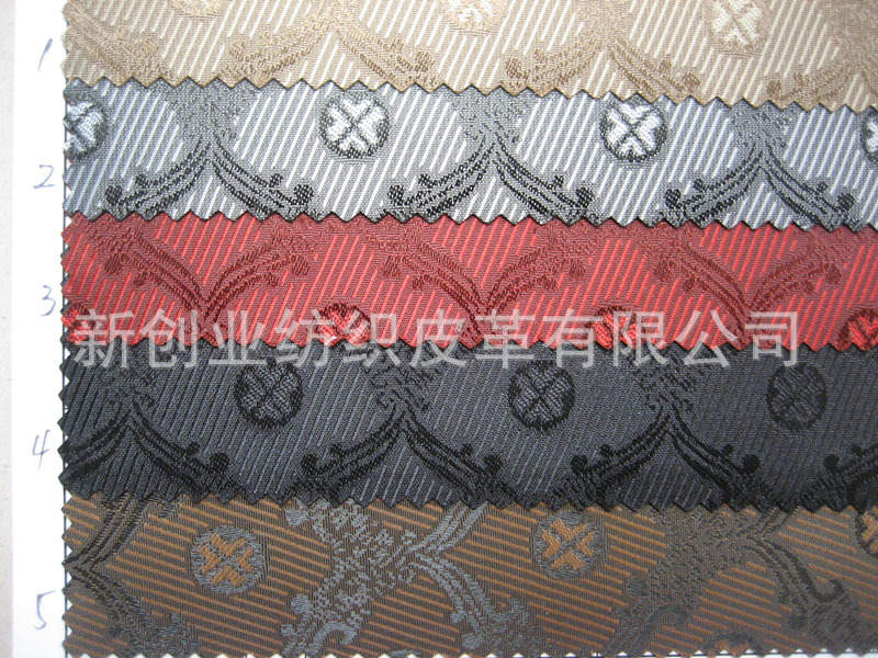 提花 发泡PVC箱包皮具 新花型大提花面料 布料 丝绸布鞋包袋布料