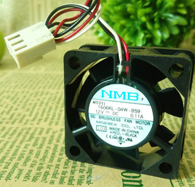 NMB美培亚 4015 双滚珠散热风扇 1606KL-04W-B59 大风量工业变频