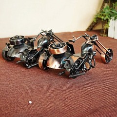 Handmade Super Cool Harley Trike Motorcycle Model Tin Metal Car Model Decor, Multiple Options Available