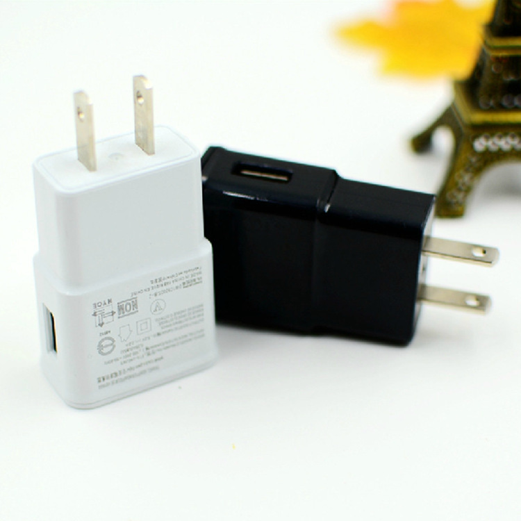 1A Fast Flash Charging, European and American Charging Head, Suitable for Android, Huawei, Samsung Mobile Phone USB Charger