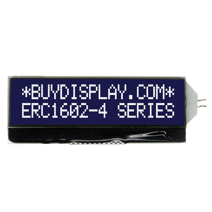 16*2字符点阵，黑底白字COG液晶模块,PIN脚连接