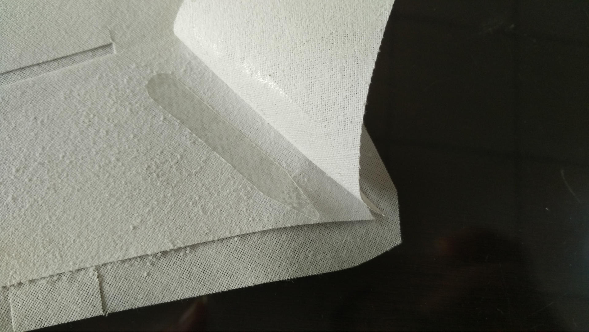 现货供应PET领尖领角片 高档衬衫辅料 塑胶领片