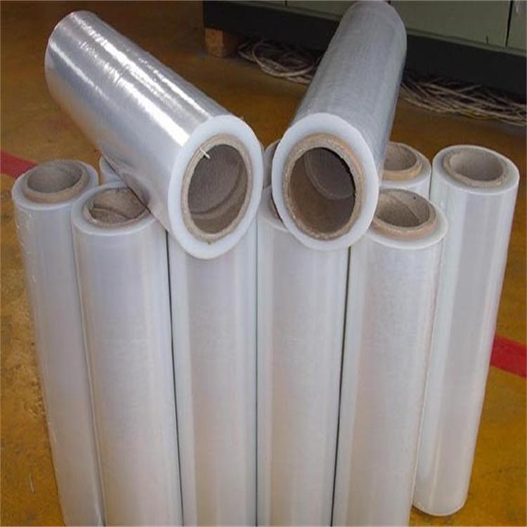 现货透明机器缠绕拉伸膜 PE缠绕膜 宽45cm通用防尘膜