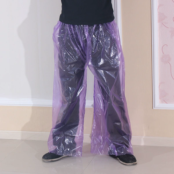 100g new material rain pants purple