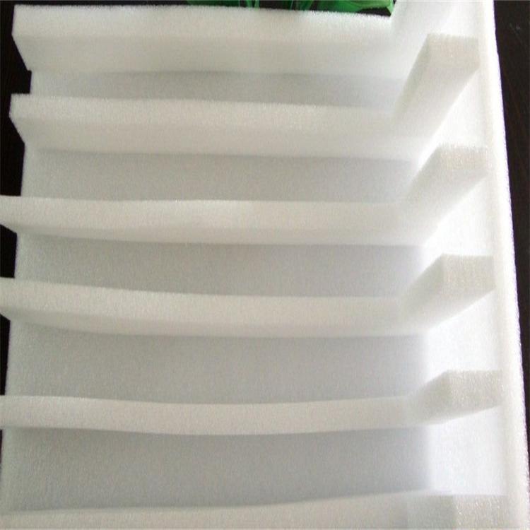 EPE白色冲型防震内托泡棉盒 单张30mm厚泡棉垫 黑色珍珠棉卷料膜