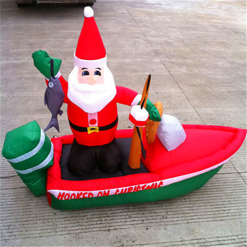 充气圣诞花环圣诞老人圣诞树圣诞雪人圣诞袜子户外充气圣诞装饰品