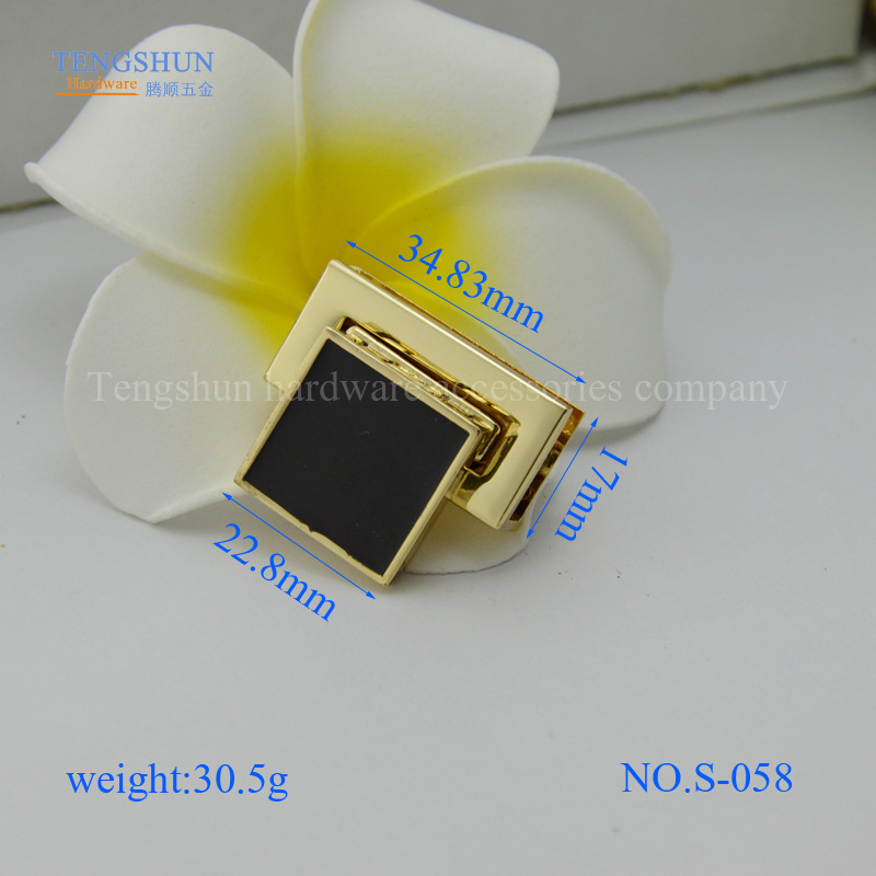 供应高档手袋五金配件锁 新款合金包包锁 女包滴胶锁厂家直销*