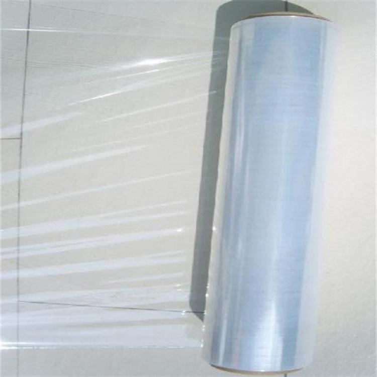 现货批发45CM透明PE缠绕膜 pe机用拉伸缠绕膜 机台缠绕膜