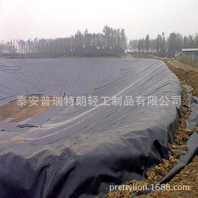 厂价直销HDPE土工膜 防水板 防渗膜 水利垃圾填埋场景观湖专用