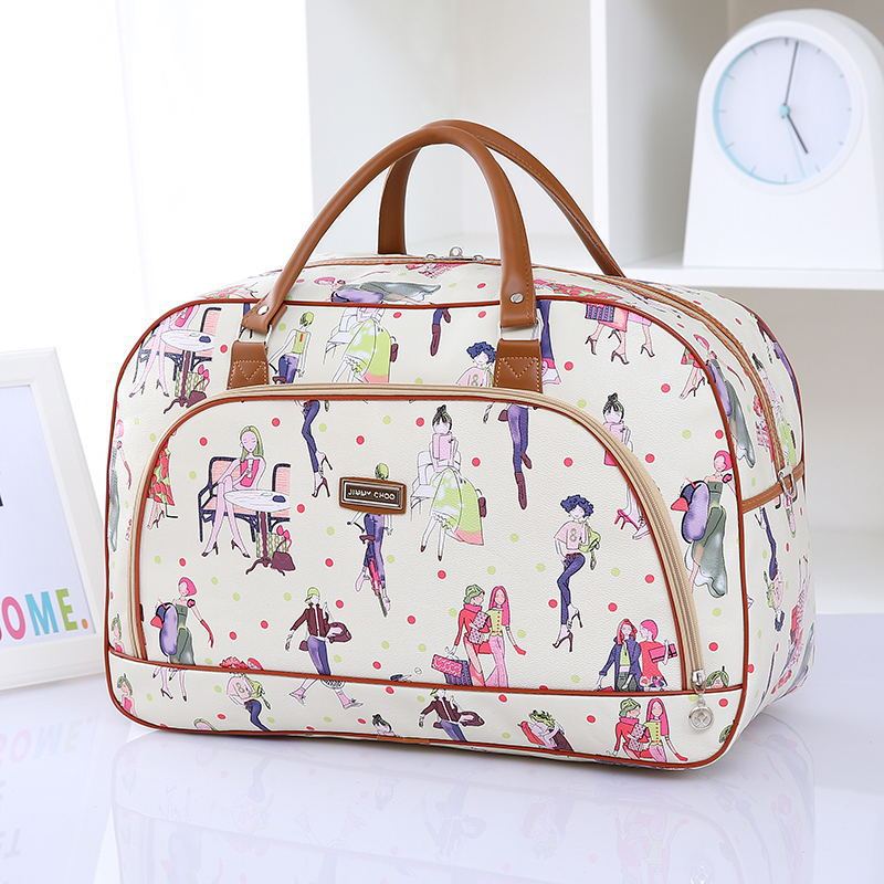 Pu Leather Satchel Travel Bag Large Capacity Travel Bag Men's and Women's Luggage Bag Short-Distance Travel Bag Large and Small Factory Direct Sales Pu Leather Satchel Travel Bag Large Capacity Travel Bag Men's and Women's Luggage Bag Short-Distance Travel Bag Large and Small Factory Direct Sales