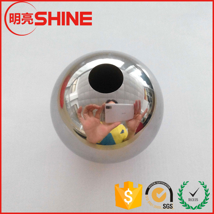 供应灯饰钢球打孔钢球，欢迎订购