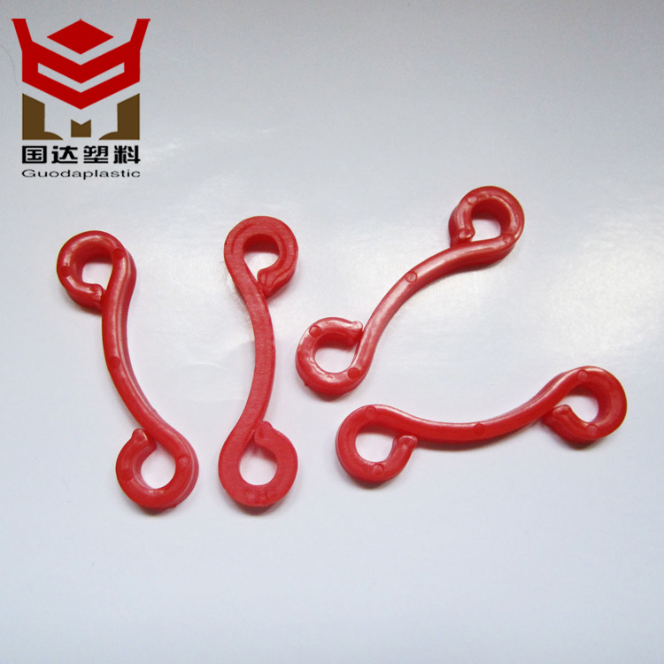 厂家批发s型塑料挂钩 塑胶展示挂钩 塑料钩子 pp衣架勾 5.2x1.3cm