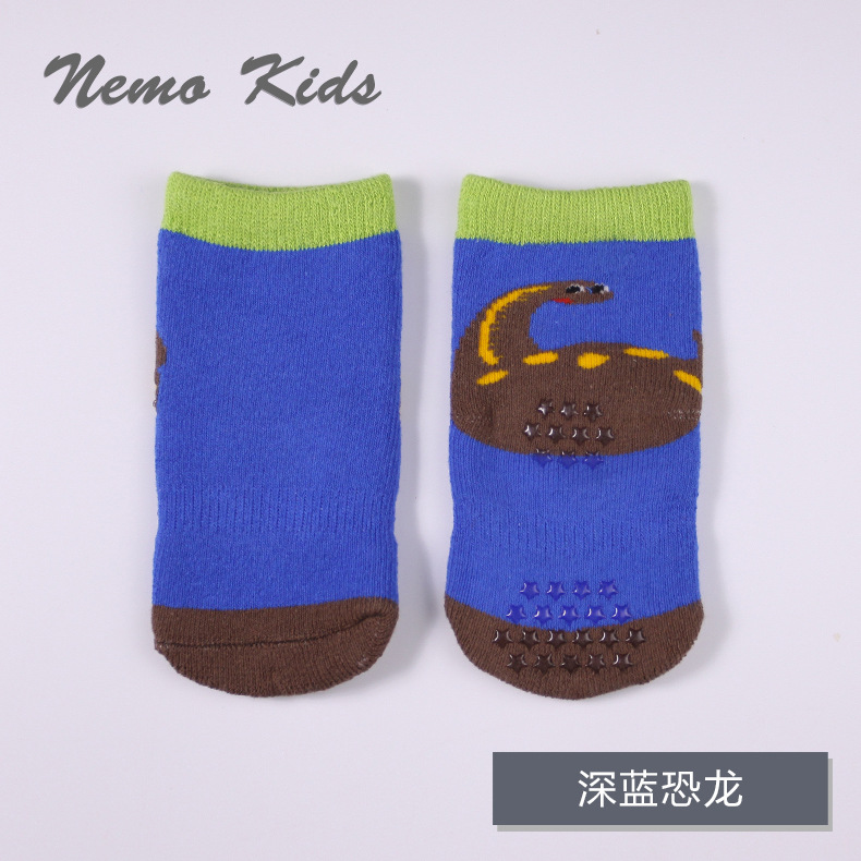 Nueva historieta del talón Terry engrosada calcetines del bebé algodón peinado sin hueso dispensación toalla caliente calcetines de los niños