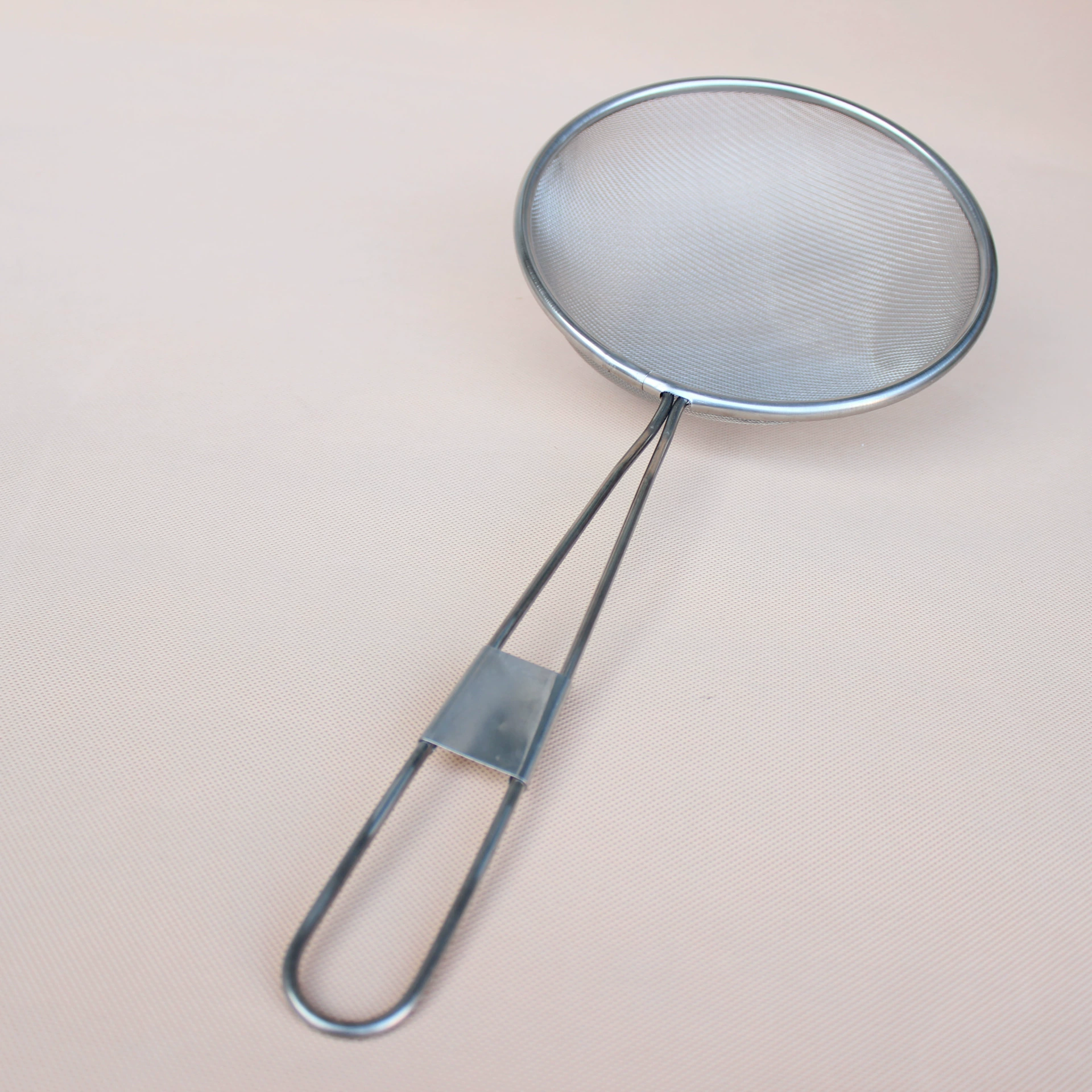 18 небольшой фильтр утечки сетки Рыбалка сетка из нержавеющей стали утечка небольшая утечка сетки стальная ручка сетка утечка