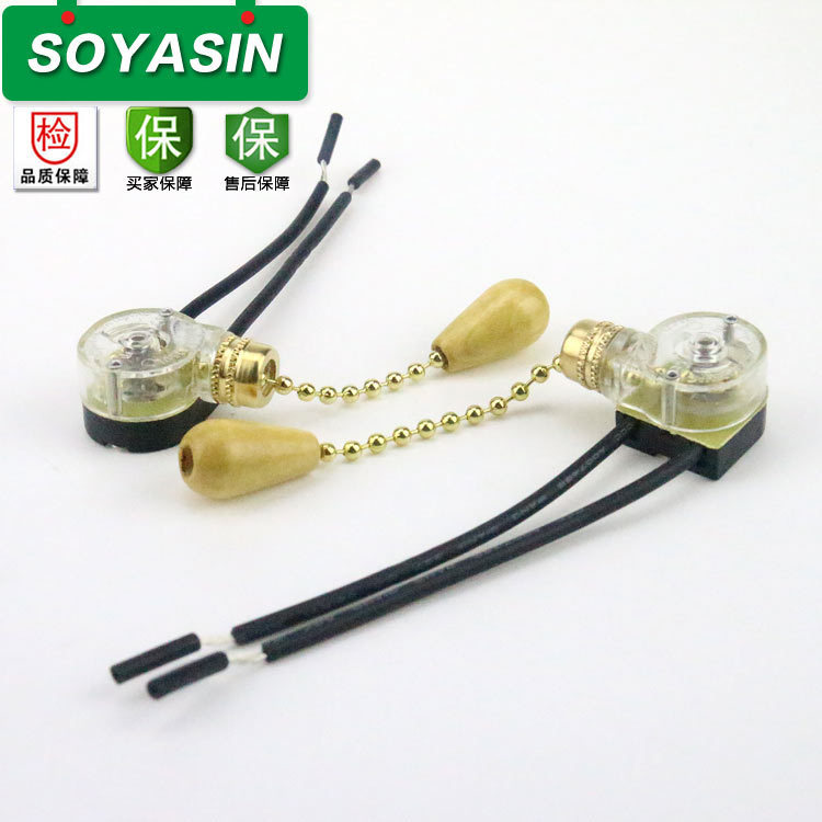 Supply Plastic Zipper Switch Ceiling Lamp Dining Chandelier Wall Lamp Zipper Switch