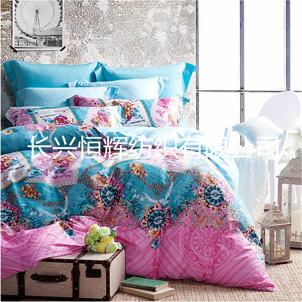 长兴 磨毛布 桃皮绒 平网印花 圆网印花 活性印花 分散印花