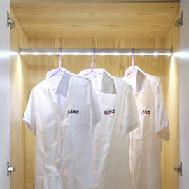 无线LED衣柜灯电池供电人体感应衣通 LED衣杆感应灯 可裁切衣柜灯