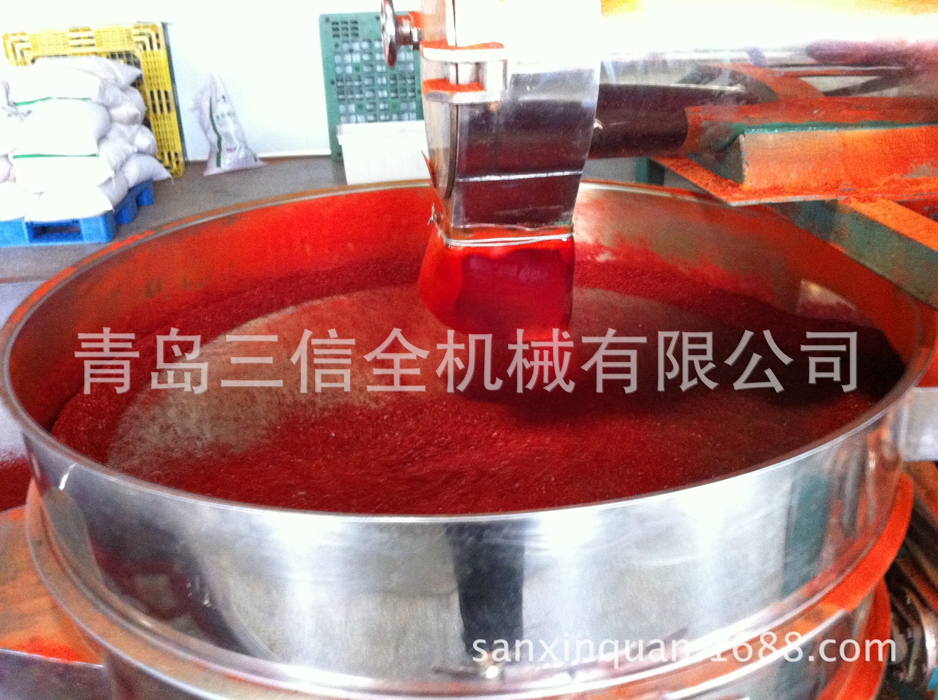 三信全牌辣椒碎辣椒碎分目机 振动筛 筛粉机食品级智能